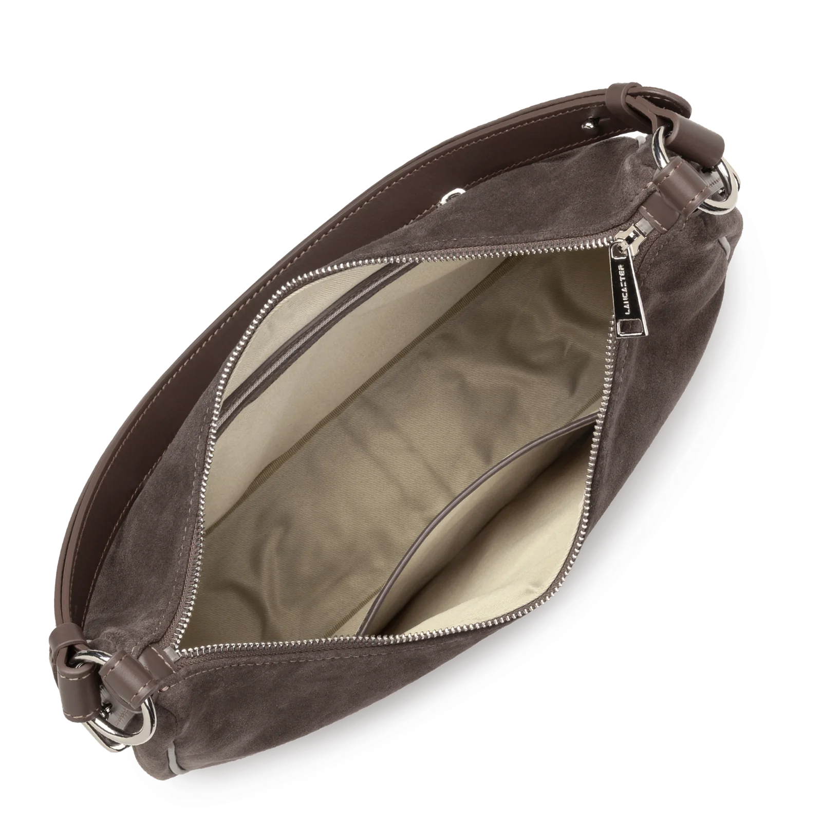 Grand sac besace - Suède IT - Marron – Image 4