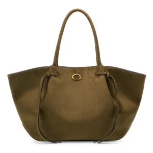 GUESS ALLEGRA GIRLFRIEND TOTE - OLIVE