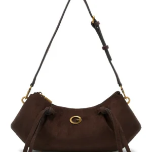 GUESS ALLEGRA SHOULDER BAG - ESPRESSO