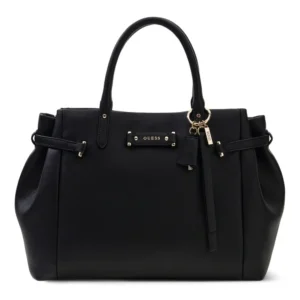GUESS DOROTHY GIRLFRIEND SATCHEL - BLACK