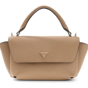 GUESS GILDA TOP HANDLE FLAP - BEIGE