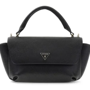GUESS GILDA TOP HANDLE FLAP - BLACK
