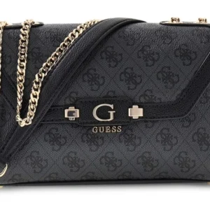 GUESS LINDSEY CONVERTIBLE XBODY FLAP - COAL LOGO