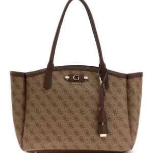 GUESS LINDSEY TOTE - LATTE LOGO