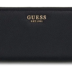 GUESS MELODY SLG LARGE ZIP AROUND - BLACK