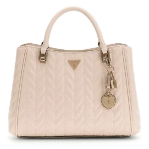 GUESS STACEY GIRLFRIEND SATCHEL - LIGHT BEIGE