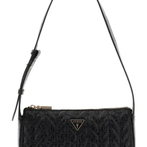 GUESS STACEY MINI SHOULDER BAG - BLACK