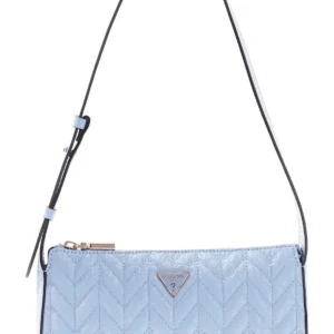 GUESS STACEY MINI SHOULDER BAG - LIGHT BLUE