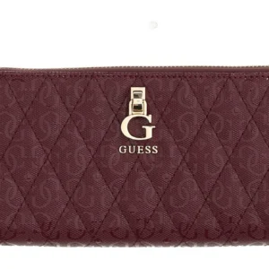 GUESS TAMARA SLG LARGE ZIP AROUND - MERLOT