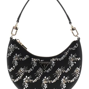 GUESS TASMIN MINI SHOULDER BAG - BLACK