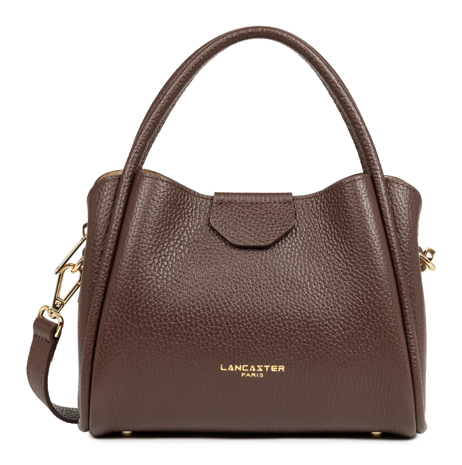 Petit sac à main - Ida Double - Marron - In - Or pâle 2