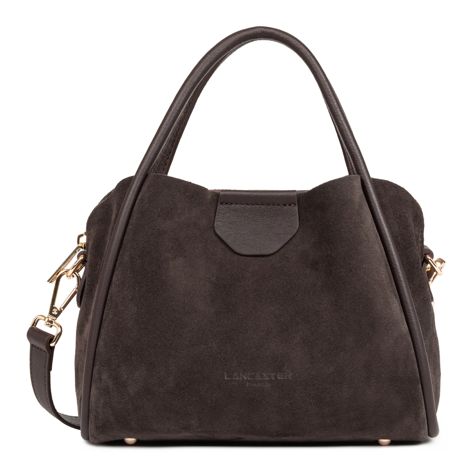 Petit sac à main - Suède Ida - Marron