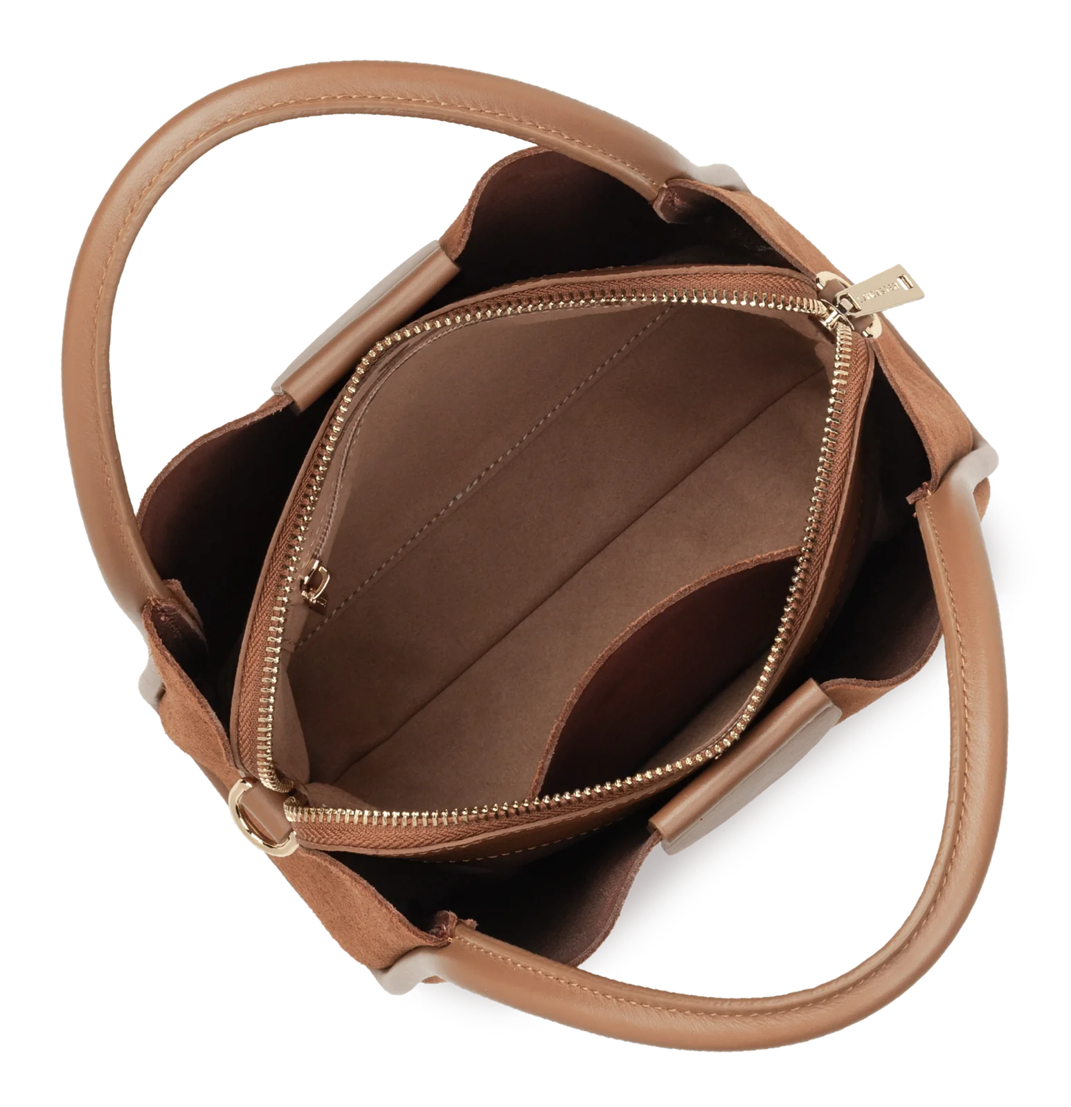 Petit sac à main - Suède Ida - Moka – Image 4