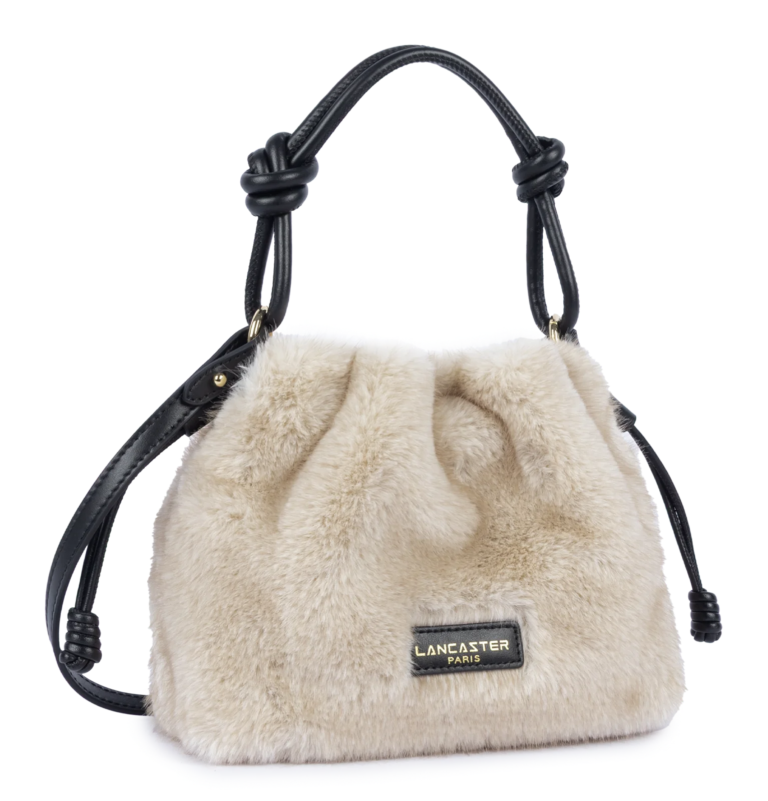 Petit sac besace - Moumoute - Ecru - Noir – Image 2