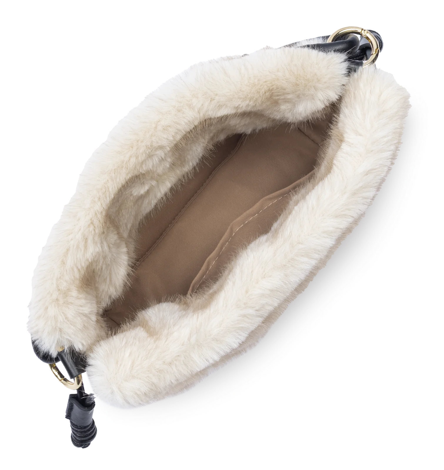 Petit sac besace - Moumoute - Ecru - Noir – Image 4
