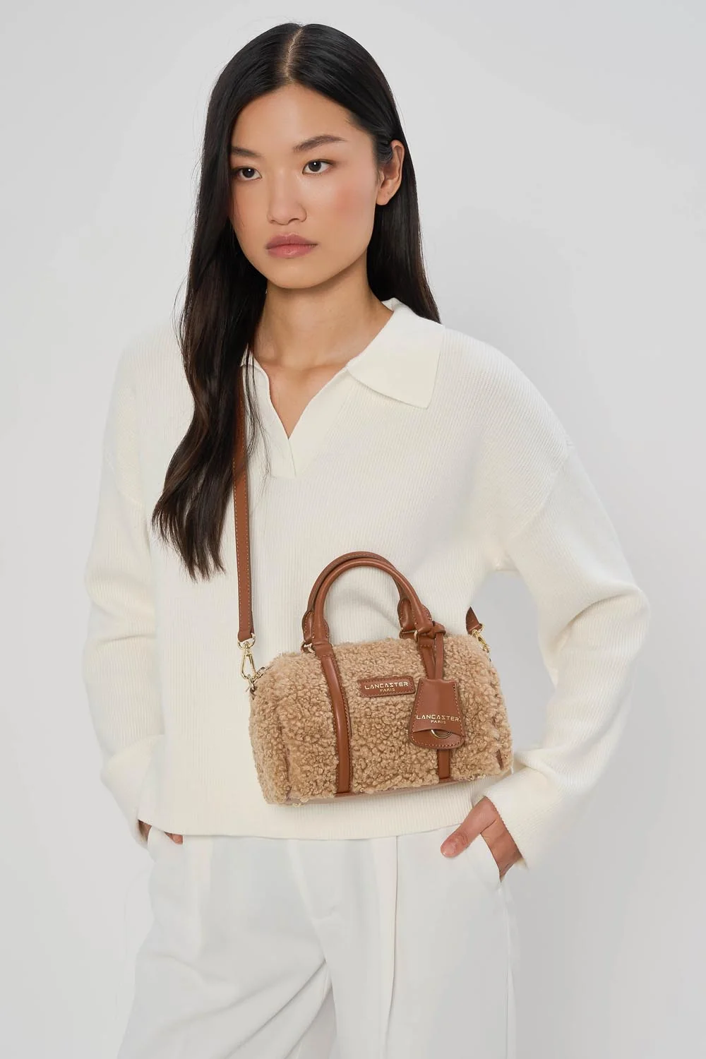 Petit sac polochon - Moumoute Ana - Cognac – Image 5