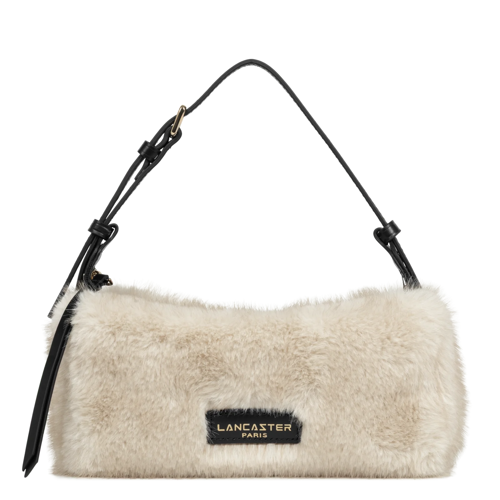 Petit sac rectangle - Moumoute - Ecru - Noir
