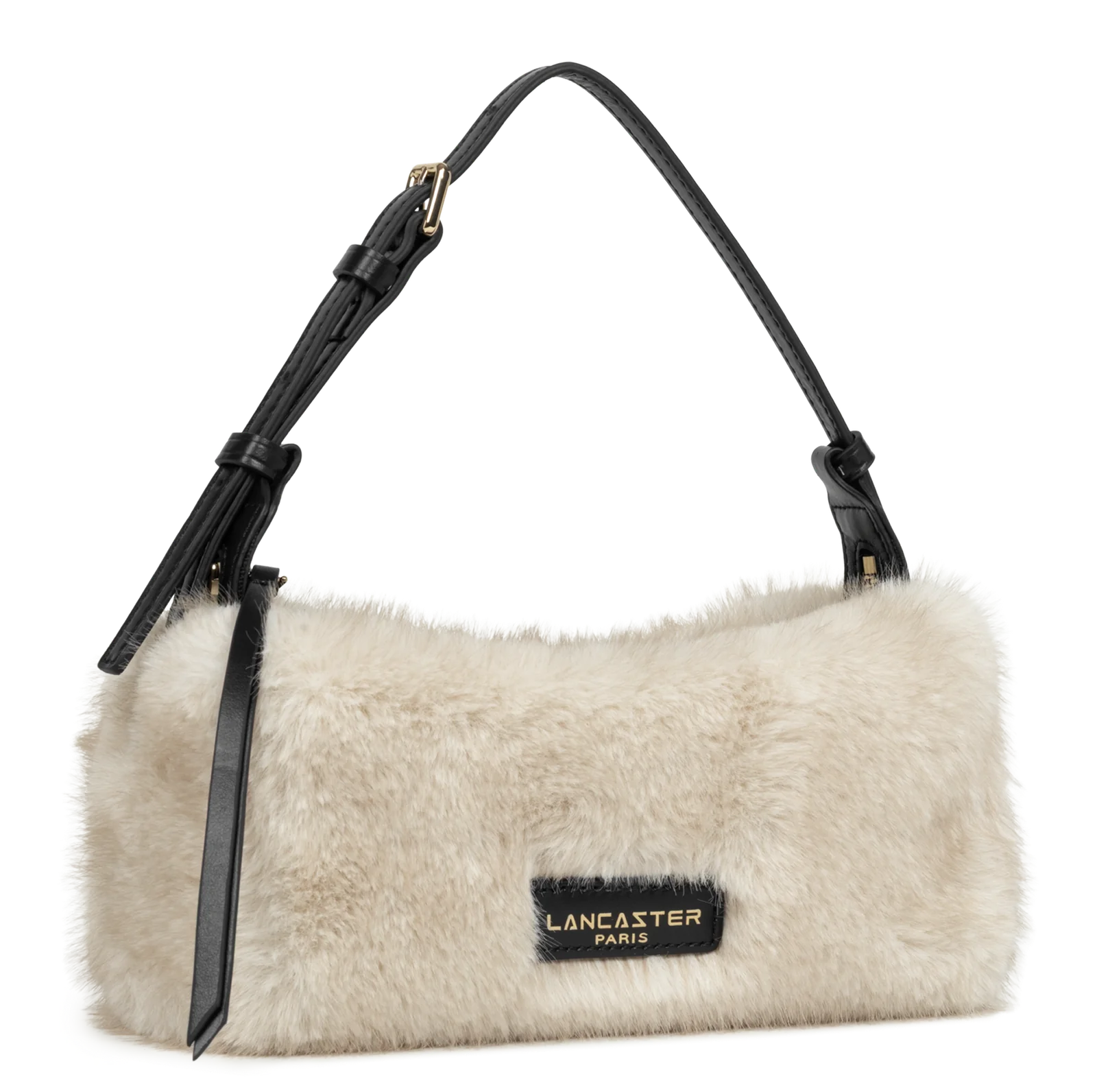Petit sac rectangle - Moumoute - Ecru - Noir – Image 2