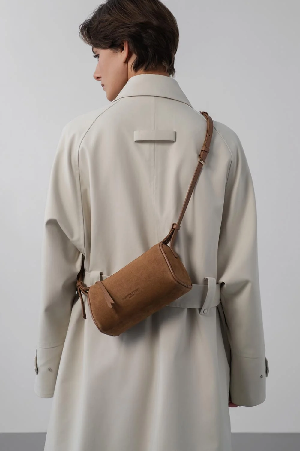 Petit sac rectangle - Suède - Camel – Image 7