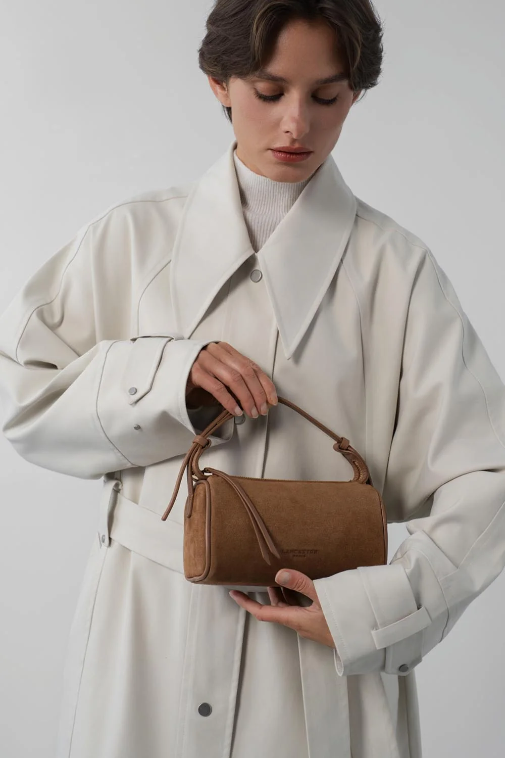 Petit sac rectangle - Suède - Camel – Image 8