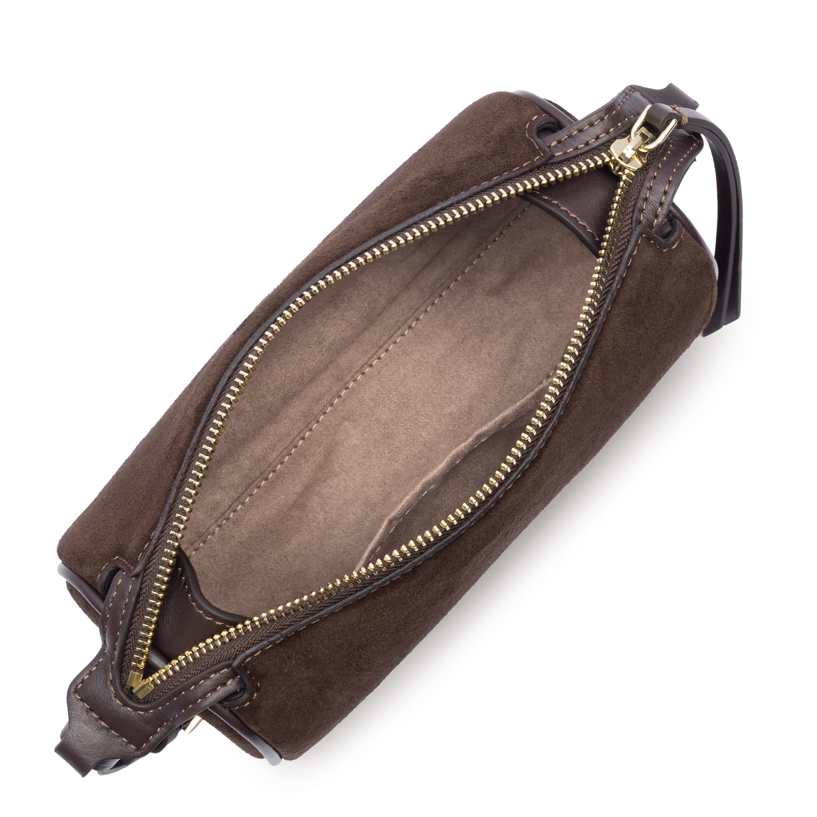 Petit sac rectangle - Suède - Marron – Image 4