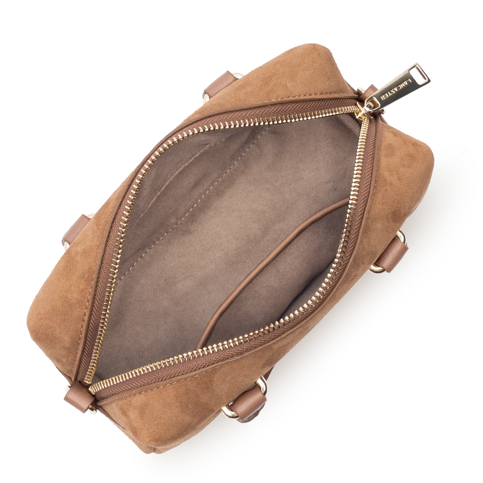 Sac à main - Suède Cube - Camel – Image 4
