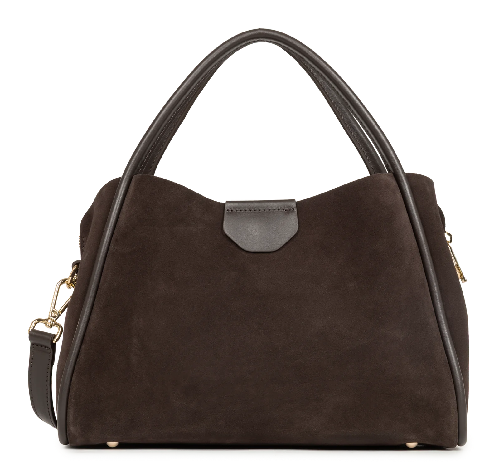 Sac à main - Suède Ida - Marron – Image 3