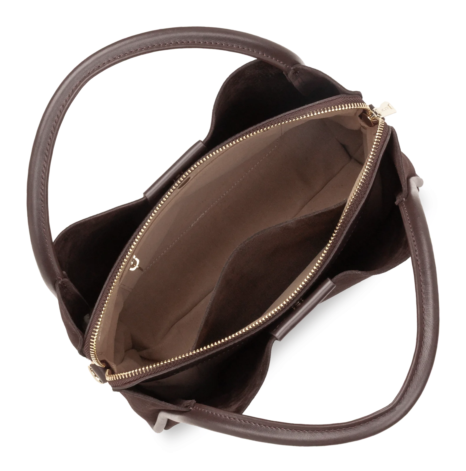 Sac à main - Suède Ida - Marron – Image 4