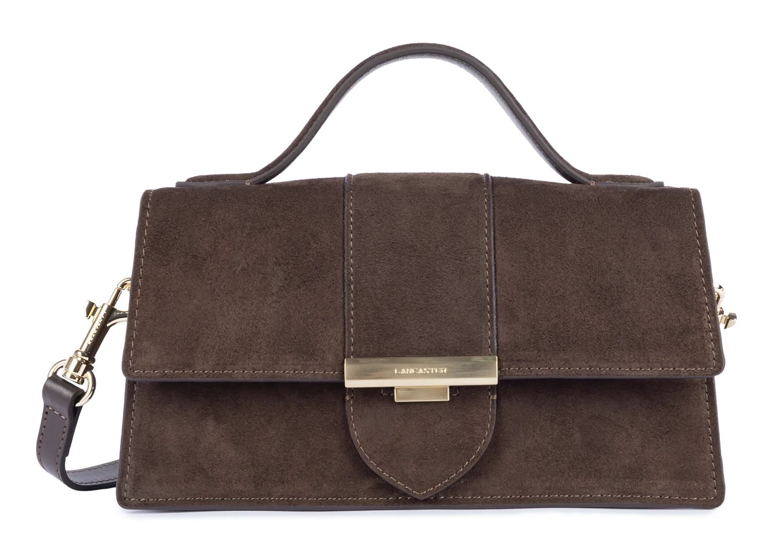 Sac à main - Suède Ily - Marron
