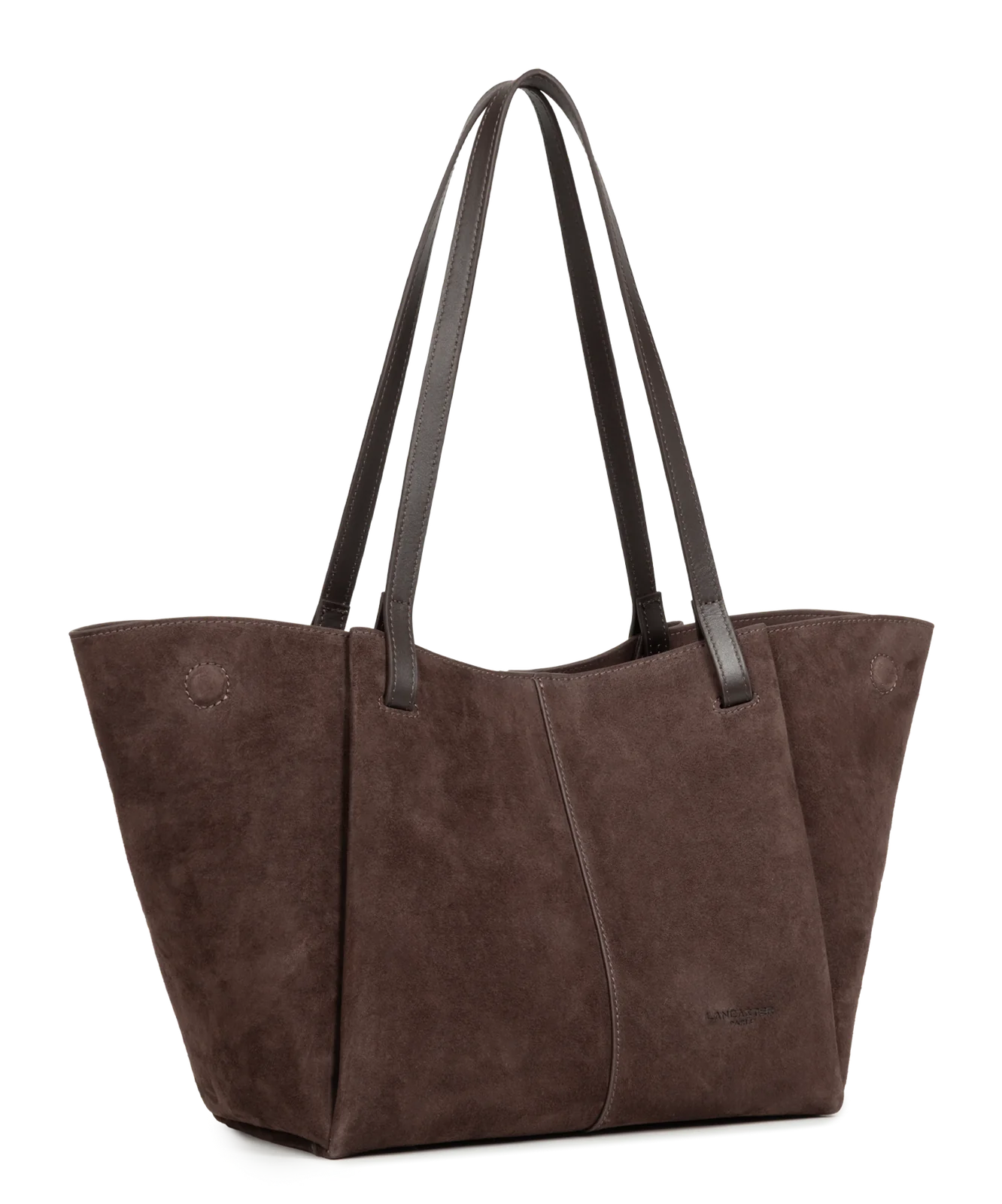 Sac cabas épaule - Suède - Marron – Image 2