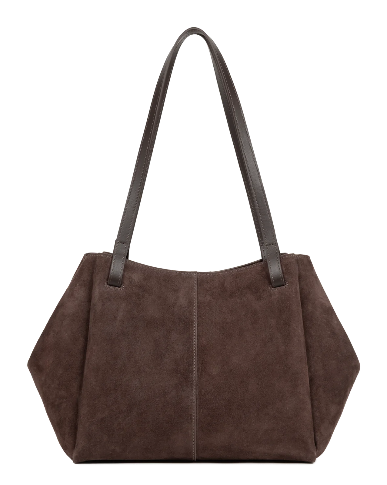 Sac cabas épaule - Suède - Marron – Image 5