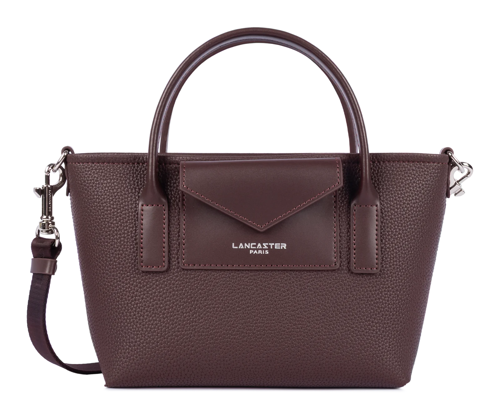 Sac cabas main - Maya Double KBA - Bordeaux foncé