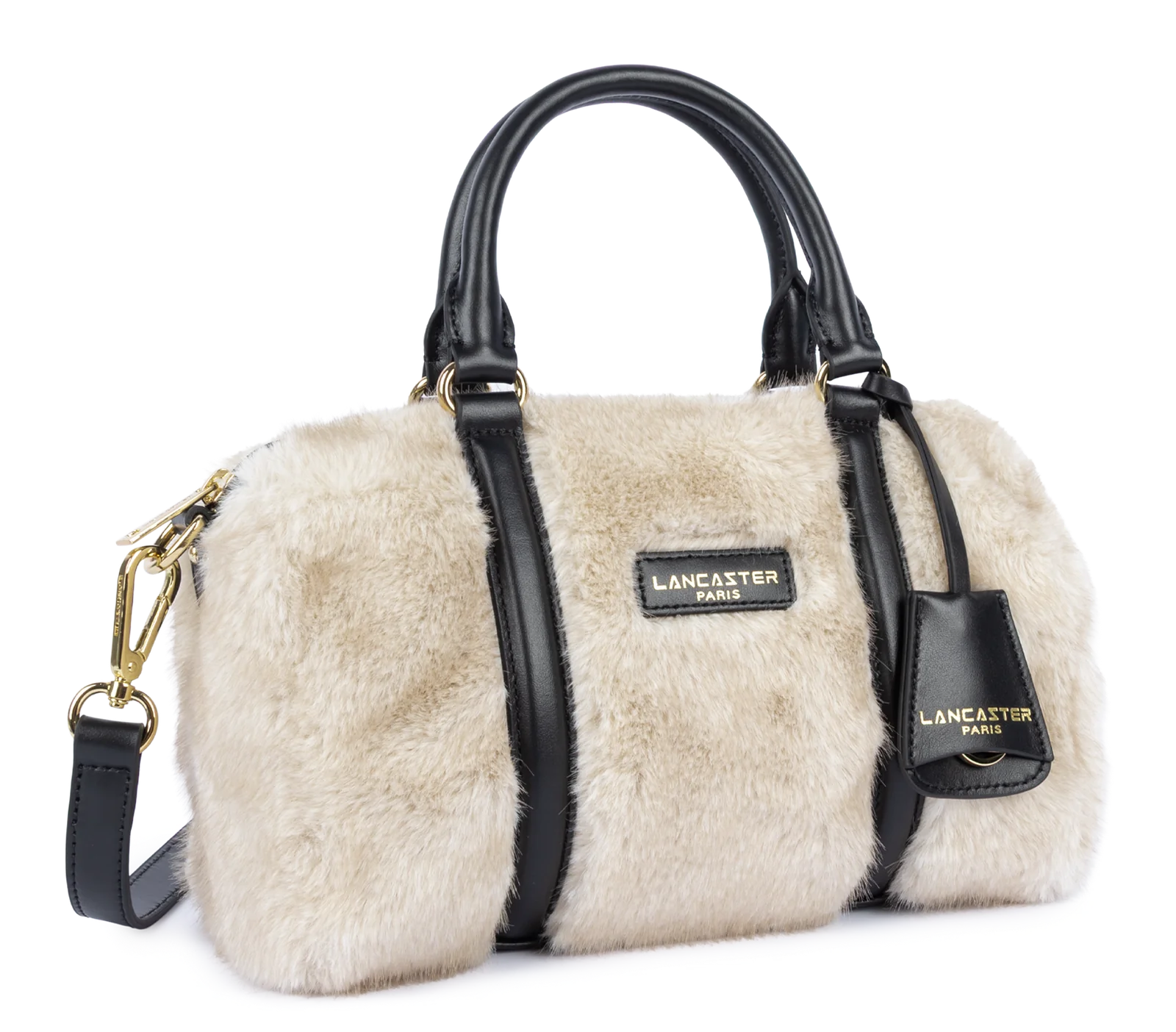 Sac polochon - Moumoute - Ecru - Noir – Image 2