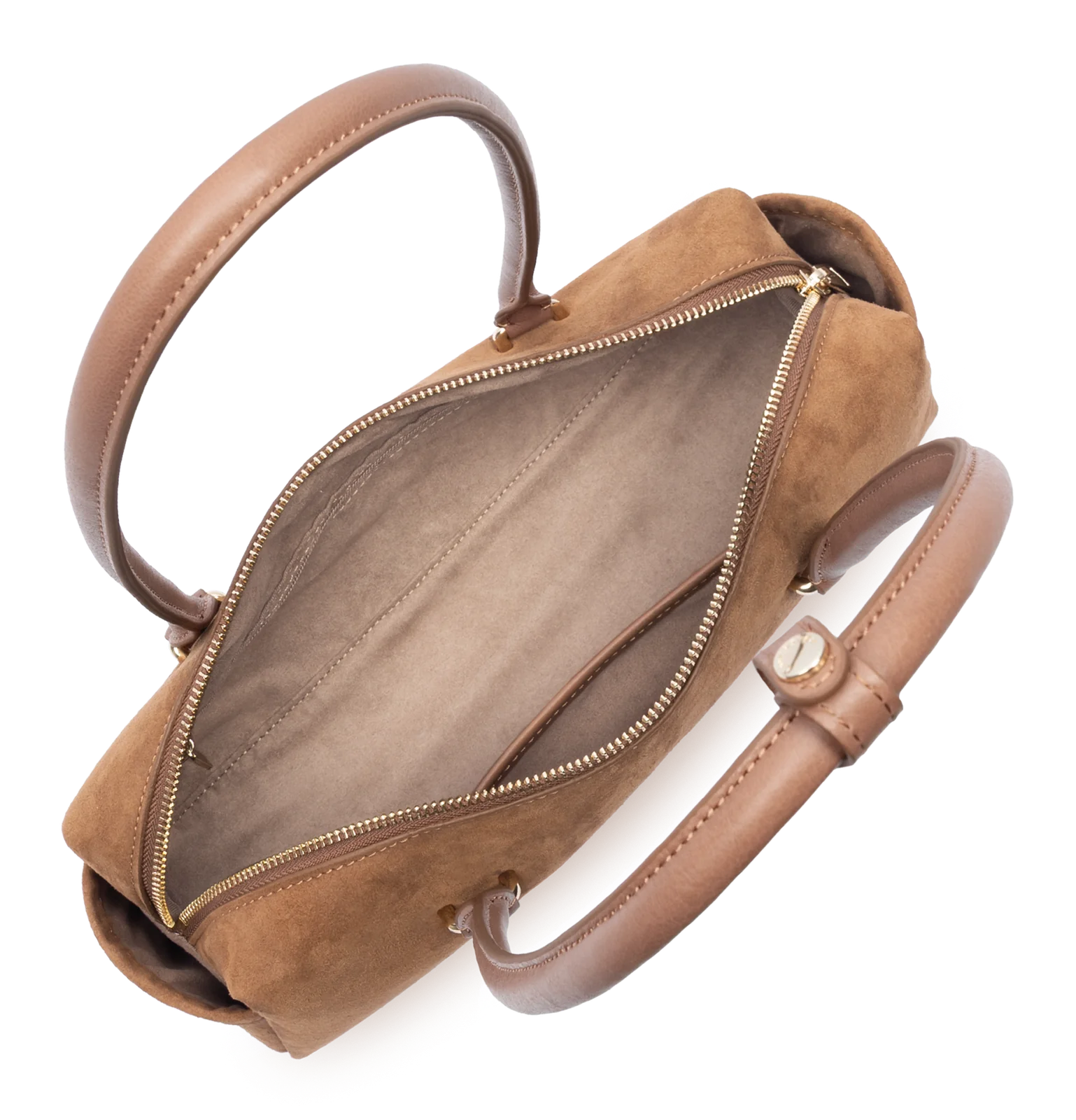 Sac rectangle - Suède Cube - Camel – Image 4
