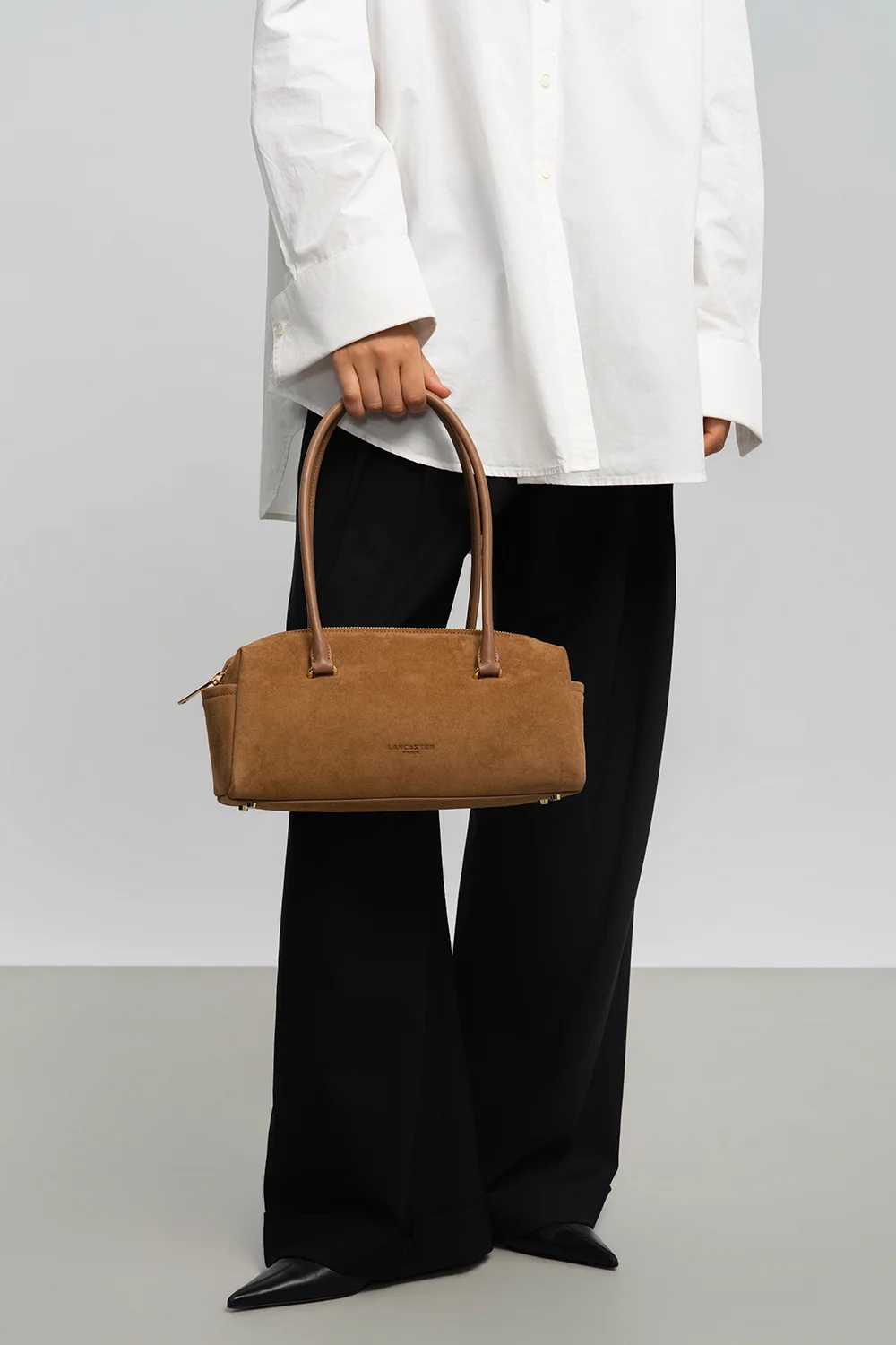 Sac rectangle - Suède Cube - Camel – Image 6