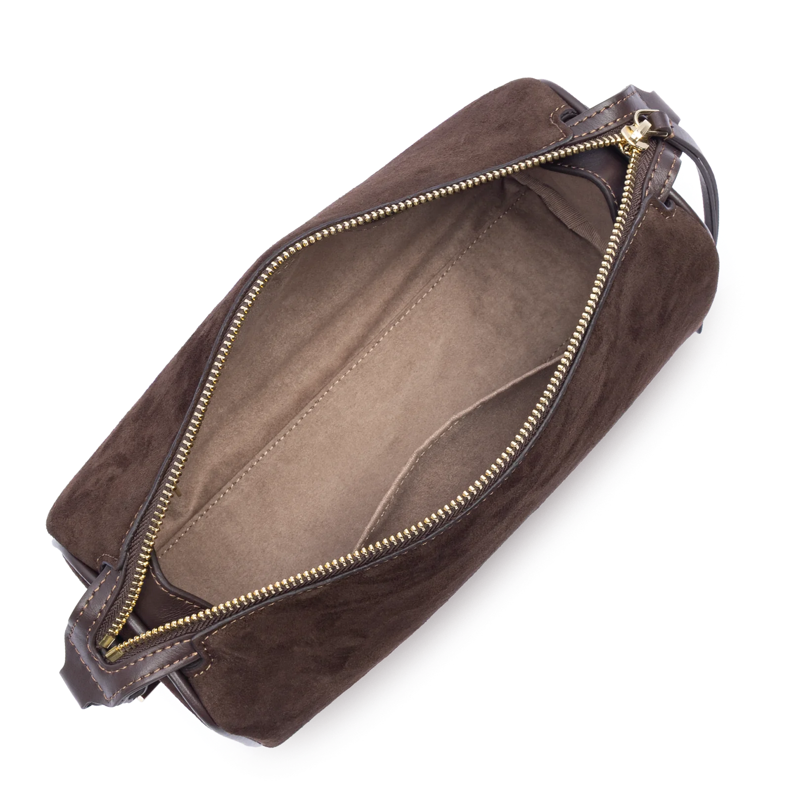Sac rectangle - Suède - Marron – Image 4