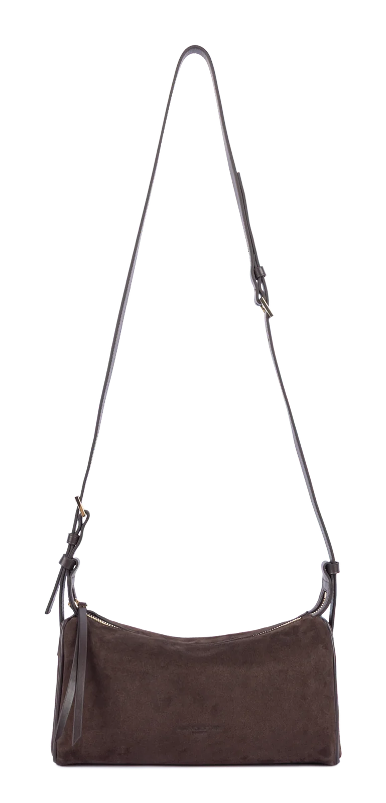 Sac rectangle - Suède - Marron – Image 5